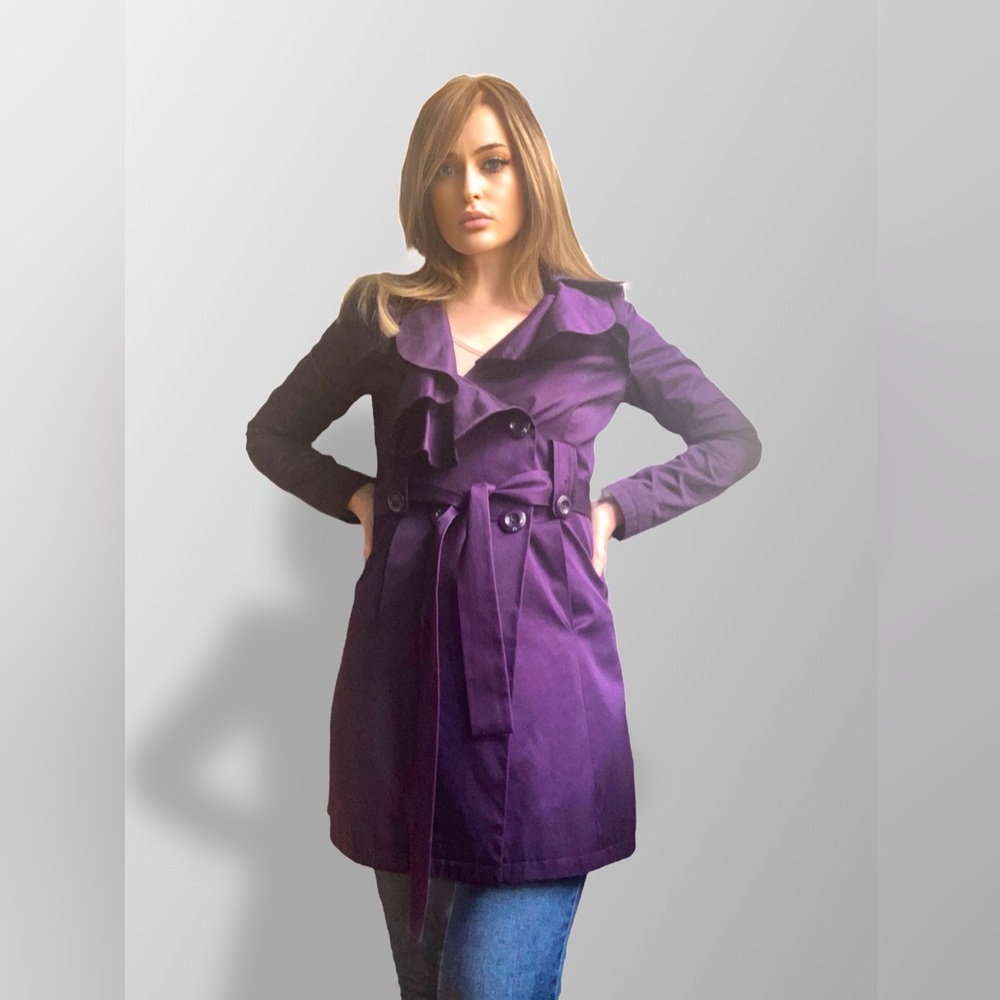 Purple Rain & Shine Coat Small